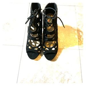 High Heeled Open Toed Sandals